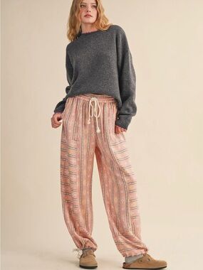 🆕🤍AZTEC PINKY PANT